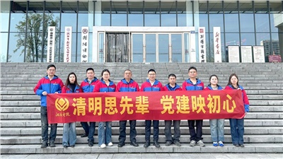 緬懷先烈，湘聯(lián)電纜黨支部開(kāi)展清明主題黨日活動(dòng)！